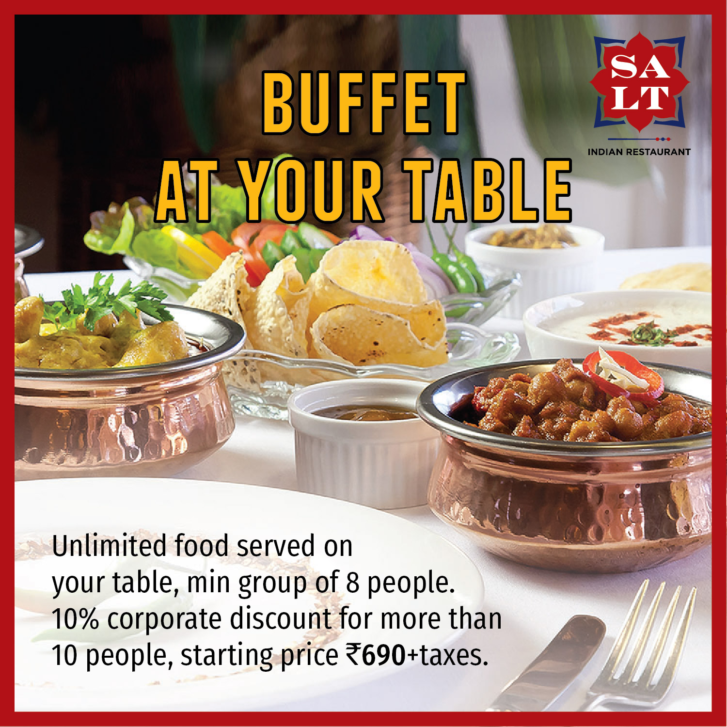 Buffet @ Your Table_Chennai Buffet @ Your Table_Chennai