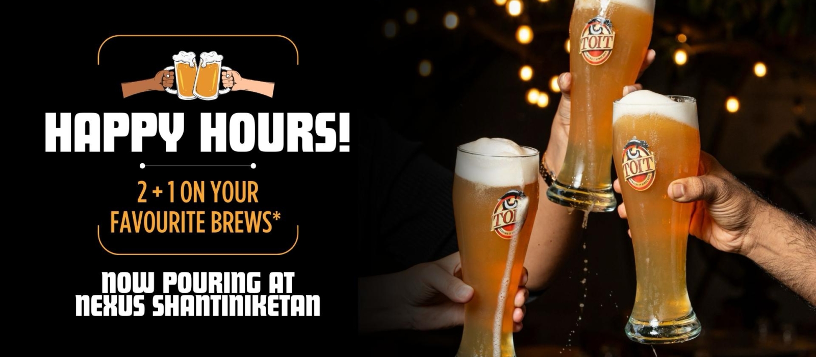 Happy hours Banner