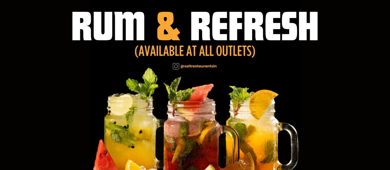 Rum & Refresh Banner