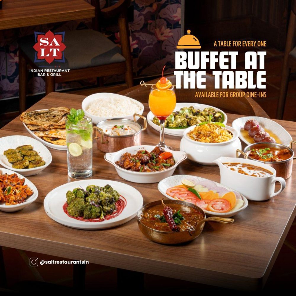 buffet at table